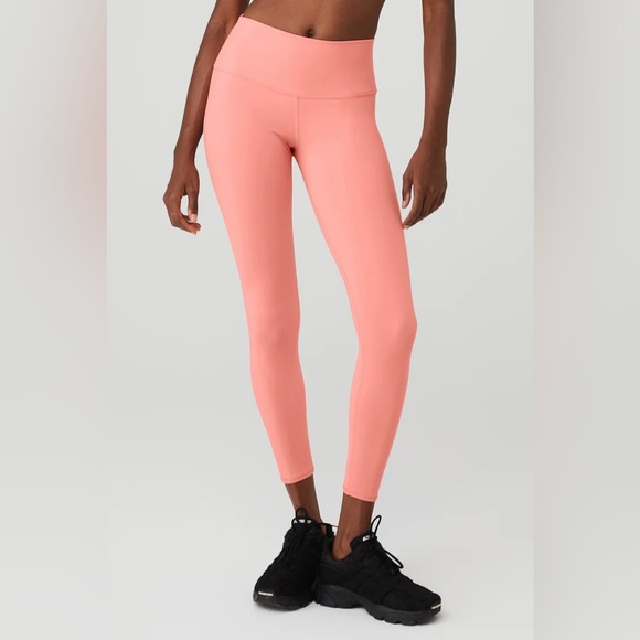 Alo 7/8 High-Waist Airbrush Legging - Strawberry Lemonade size small - Picture 1 of 7